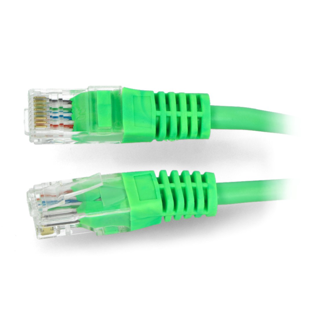 Ethernet-Patchkabel UTP 5e 3m - grün