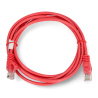 Lanberg Ethernet Patchkabel UTP 5e 2m - rot - zdjęcie 2