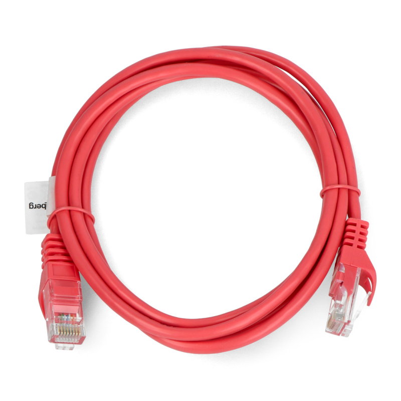 Lanberg Ethernet Patchkabel UTP 5e 1,5m - rot