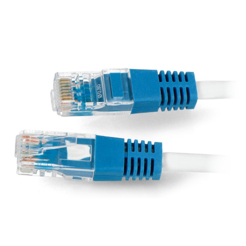 Ethernet-Patchkabel UTP 5e 1,5 m - weiß