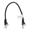 Lanberg Ethernet Patchkabel UTP 5e 0,25m - schwarz - zdjęcie 2