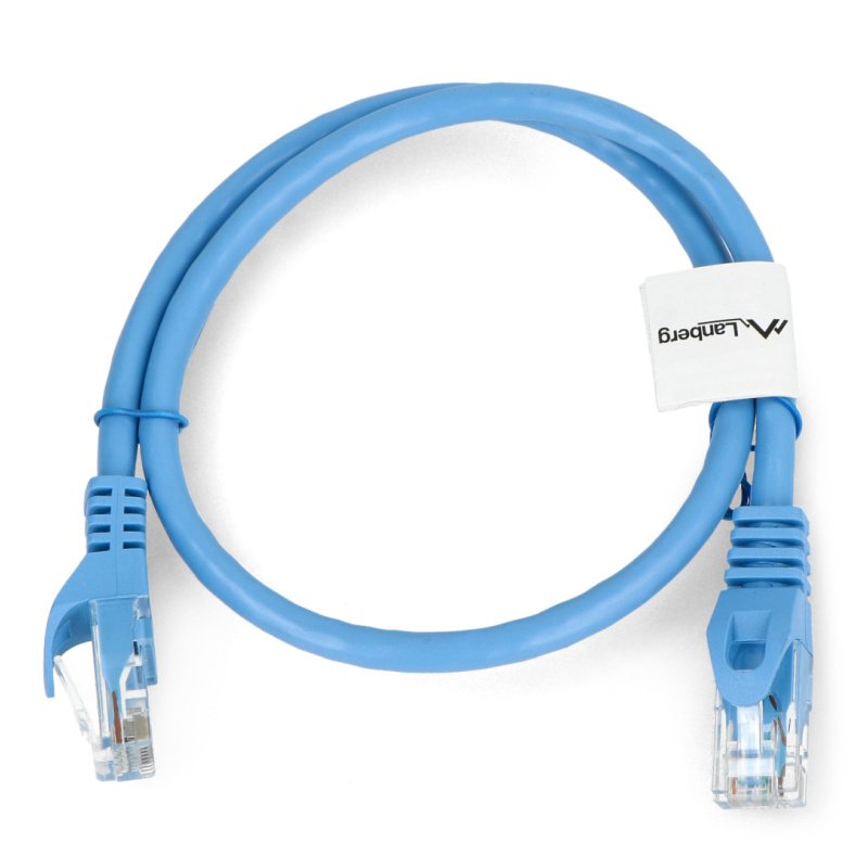 Lanberg Ethernet Patchkabel UTP 6 0,5m - blau