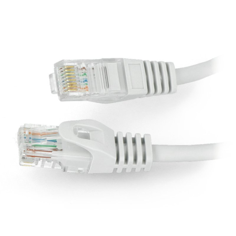 Ethernet-Netzwerkkabel Patchkabel UTP 5e 7,5 m - grau