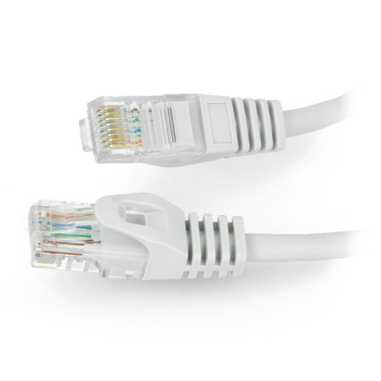 Ethernet-Netzwerkkabel Patchkabel UTP 5e 7,5 m - grau