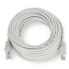 Ethernet-Netzwerkkabel Patchkabel UTP 5e 7,5 m - grau - zdjęcie 2