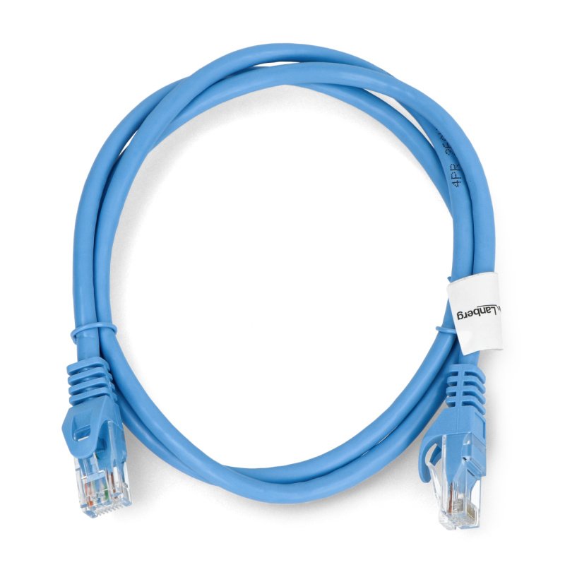 Lanberg Ethernet Patchkabel UTP 6 1m - blau