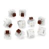 Kailh Mechanical Key Switches - Tactile Brown - 10 pack - - zdjęcie 2