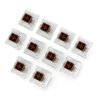 Kailh Mechanical Key Switches - Tactile Brown - 10 pack - - zdjęcie 1