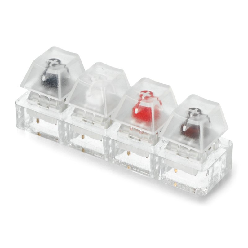 Kailh Mechanical Four Key Tester: White Black Red Brown Switches