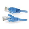Lanberg Ethernet Patchkabel UTP 5e 0,25m - blau - zdjęcie 1