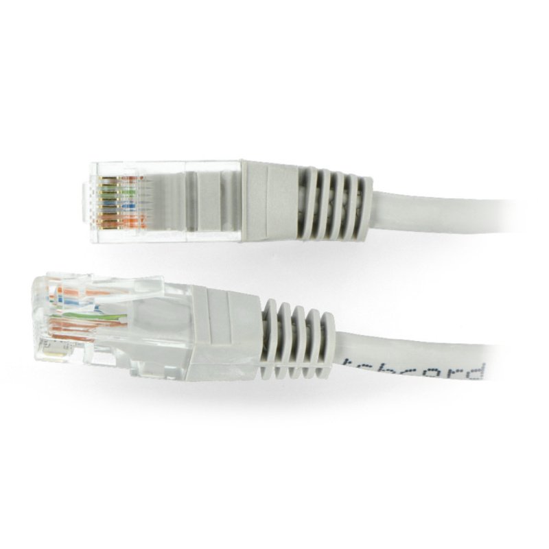 Ethernet-Patchkabel UTP 5e 0,5 m - grau
