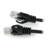 Lanberg Ethernet Patchkabel UTP 5e 2m - schwarz - zdjęcie 1