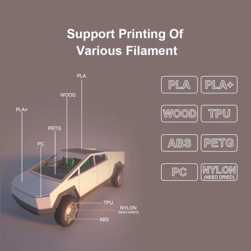 DELTA 3D PRINTER-FLSUN V400 Build Volume 300*300*410mm