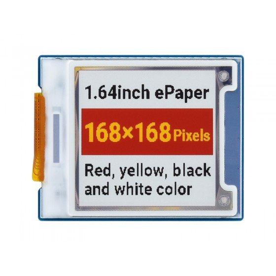 1.64inch square E-Paper Module (G), 168 × 168