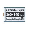 3.52inch e-Paper HAT, 360 × 240, SPI Interface - zdjęcie 1