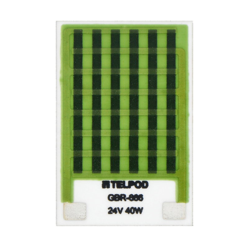 Klebeheizwiderstand 38x25mm - 14,4Ω 40W