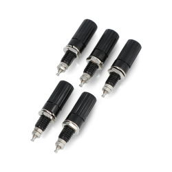 Bananenbuchse AL2418 - schwarz - 4mm - 5St.