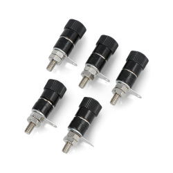 Bananenbuchse AL2437 - schwarz - 4mm - 5St.