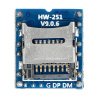 WTV020 - MP3-Player/Decoder mit microSD-Steckplatz - zdjęcie 2
