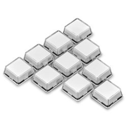 Relegendable Plastic Keycaps for MX Compatible Switches 10 pack