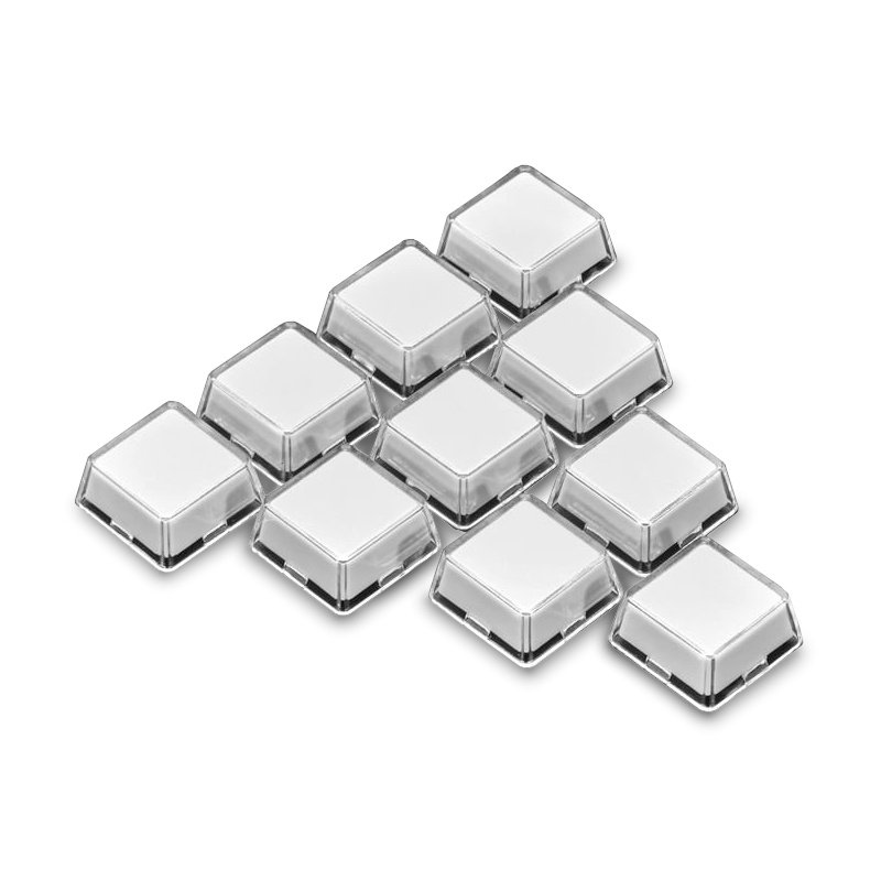 Relegendable Plastic Keycaps for MX Compatible Switches 10 pack