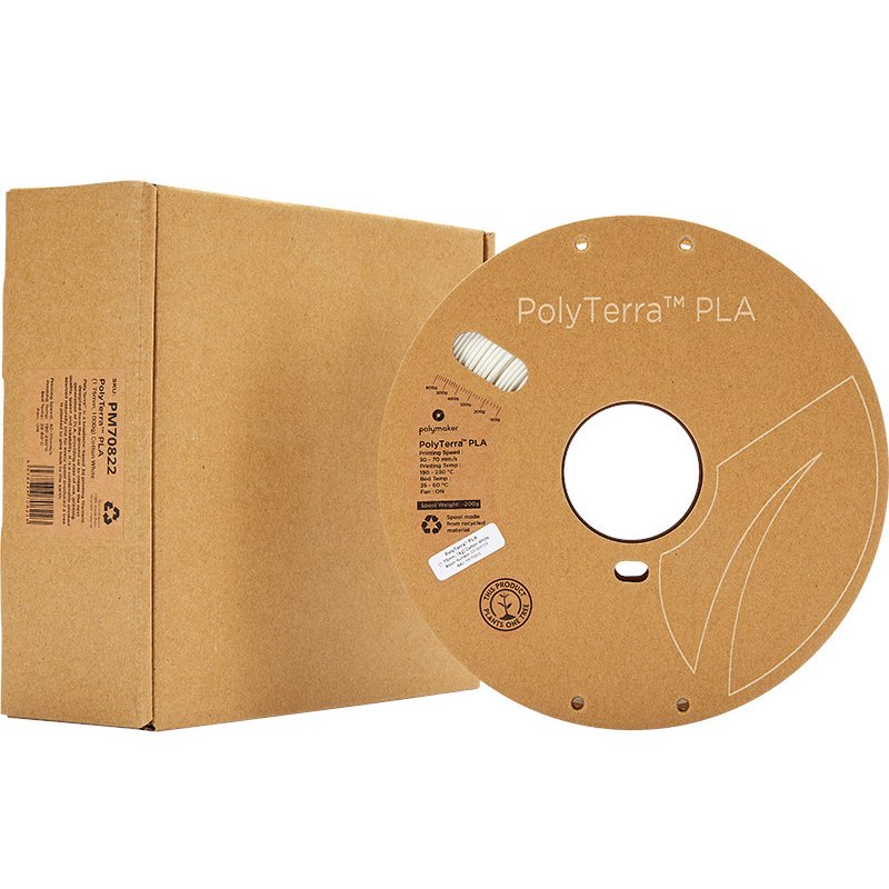 PolyTerra™ PLA (1.75 mm, 1 kg) (Cotton White)