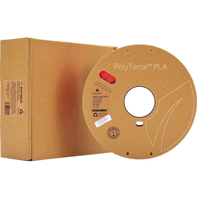 PolyTerra™ PLA (1.75 mm, 1 kg)(Lava Red)