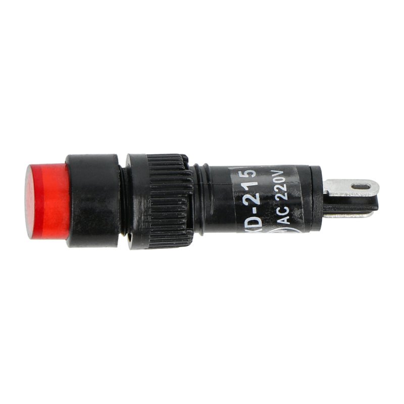 Signallampe 220V AC - 8mm - rot