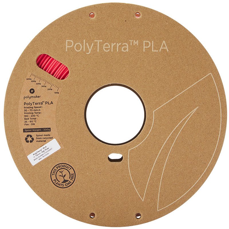 PolyTerra™ PLA (1.75 mm, 1 kg)(Rose)