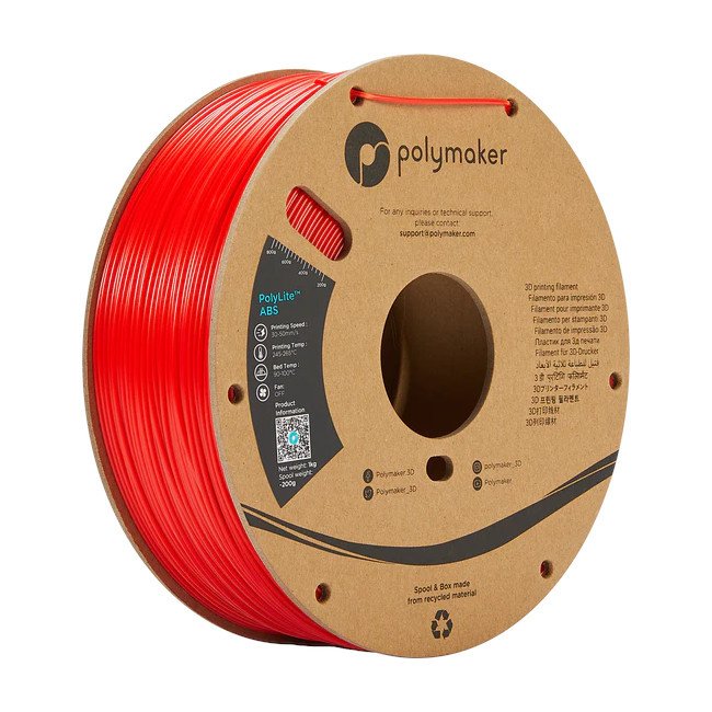 Polymaker PolyLite ABS Red