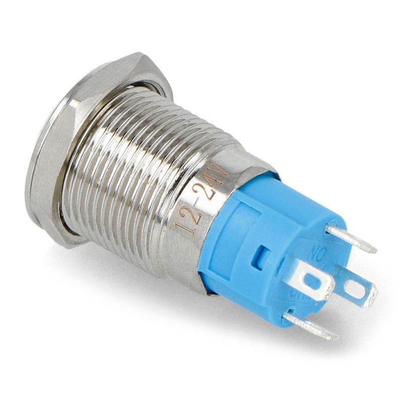 Monostabiler EIN-AUS-Schalter - 2A / 250V - flach - Blau