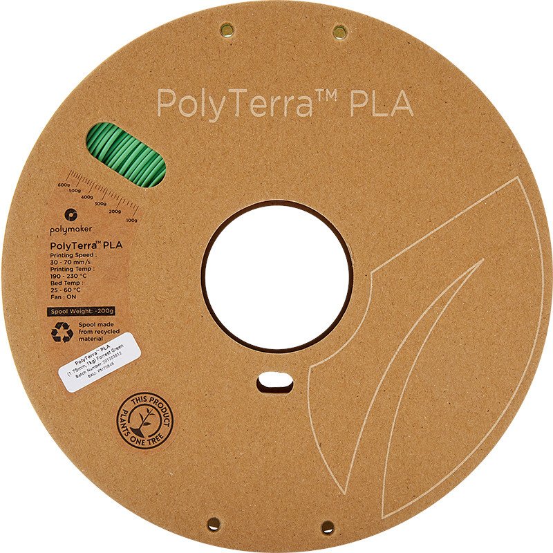 PolyTerra™ PLA (1.75 mm, 1 kg) (Forest Green)