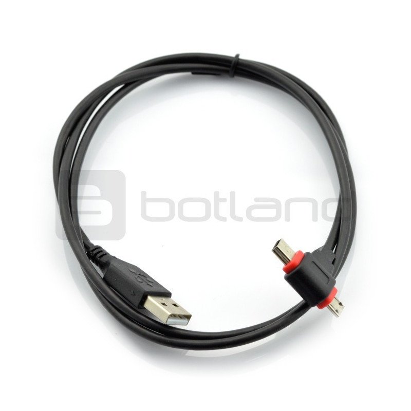 USB 2in1 microUSB / miniUSB Kabel Goobay - 1 m