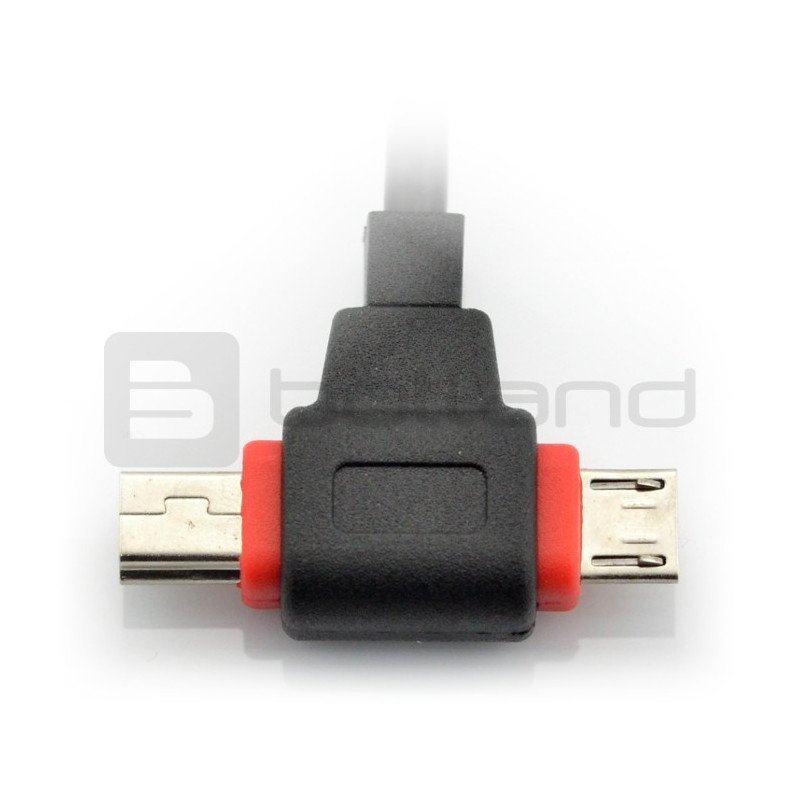 USB 2in1 microUSB / miniUSB Kabel Goobay - 1 m