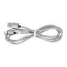 Kabel pleciony ze złączem USB typ-C - 120 cm - srebrny - zdjęcie 3
