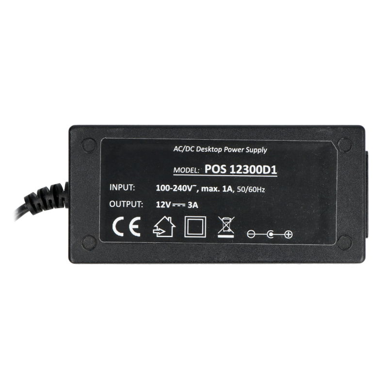 Idealed ID-3014 36W / 12V / 3A IP20 Impulsnetzteil - DC 5,5 /