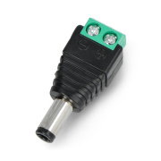 DC 5,5 x 2,5 mm Stecker mit Schnellkupplung