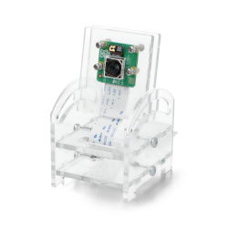 Uchwyt do kamery Raspberry Pi V3 - przezroczysty