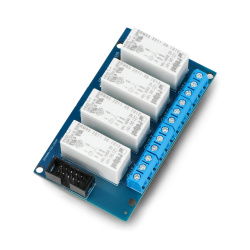 Tinycontrol GSMKON-010 - Relaisplatine 4x 16A / Spule 12V für GSM /...