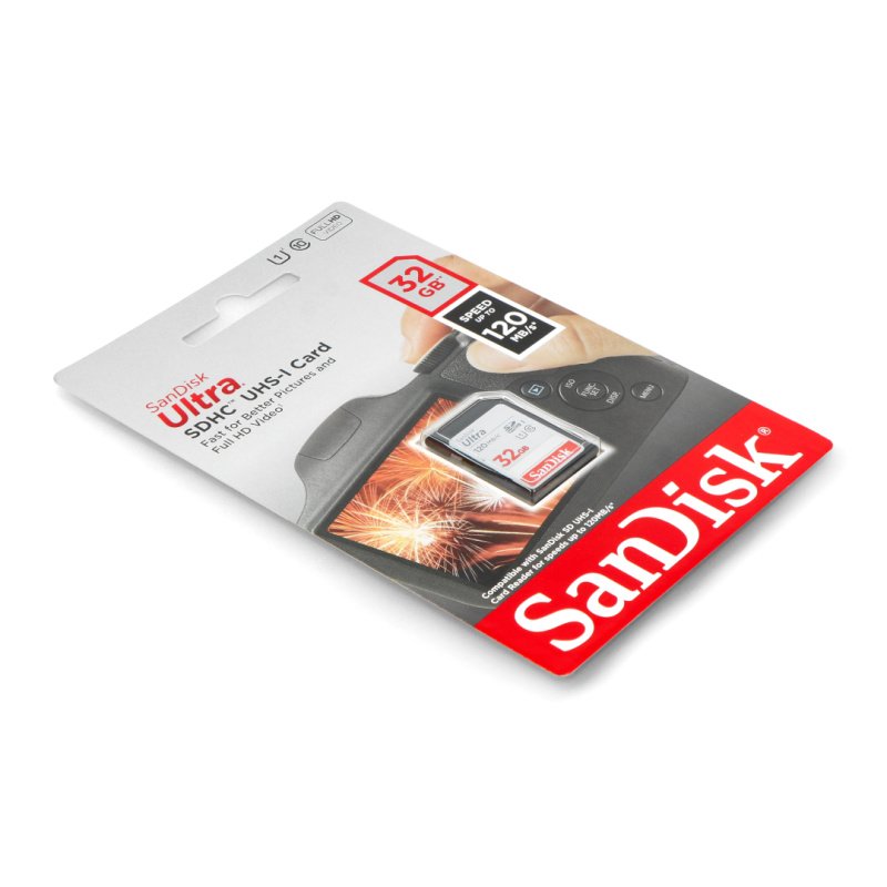 Karta pamięci SanDisk SDHC 32GB Ultra 120MB/s