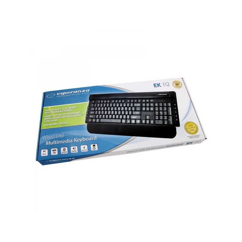 Multimedia-Tastatur EK-112 USB Austin Esperanza