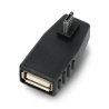 Adapter USB Buchse - eckiger microUSB Stecker - zdjęcie 1
