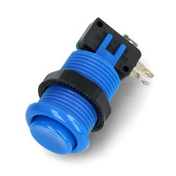 Konkaver Arcade-Knopf 3,5 cm – blau – SparkFun COM-09337