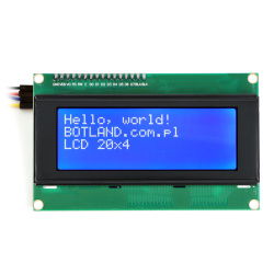 LCD-Display 4x20 Zeichen blau + I2C LCM1602 Konverter