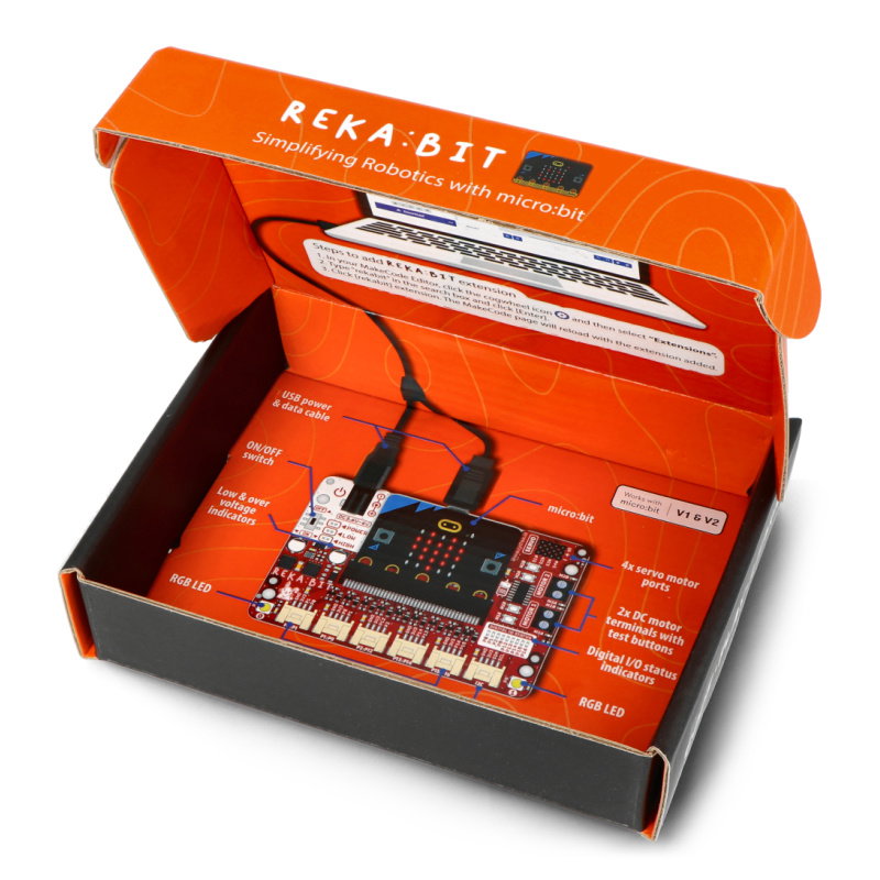 REKA:BIT (bez micro:bit)