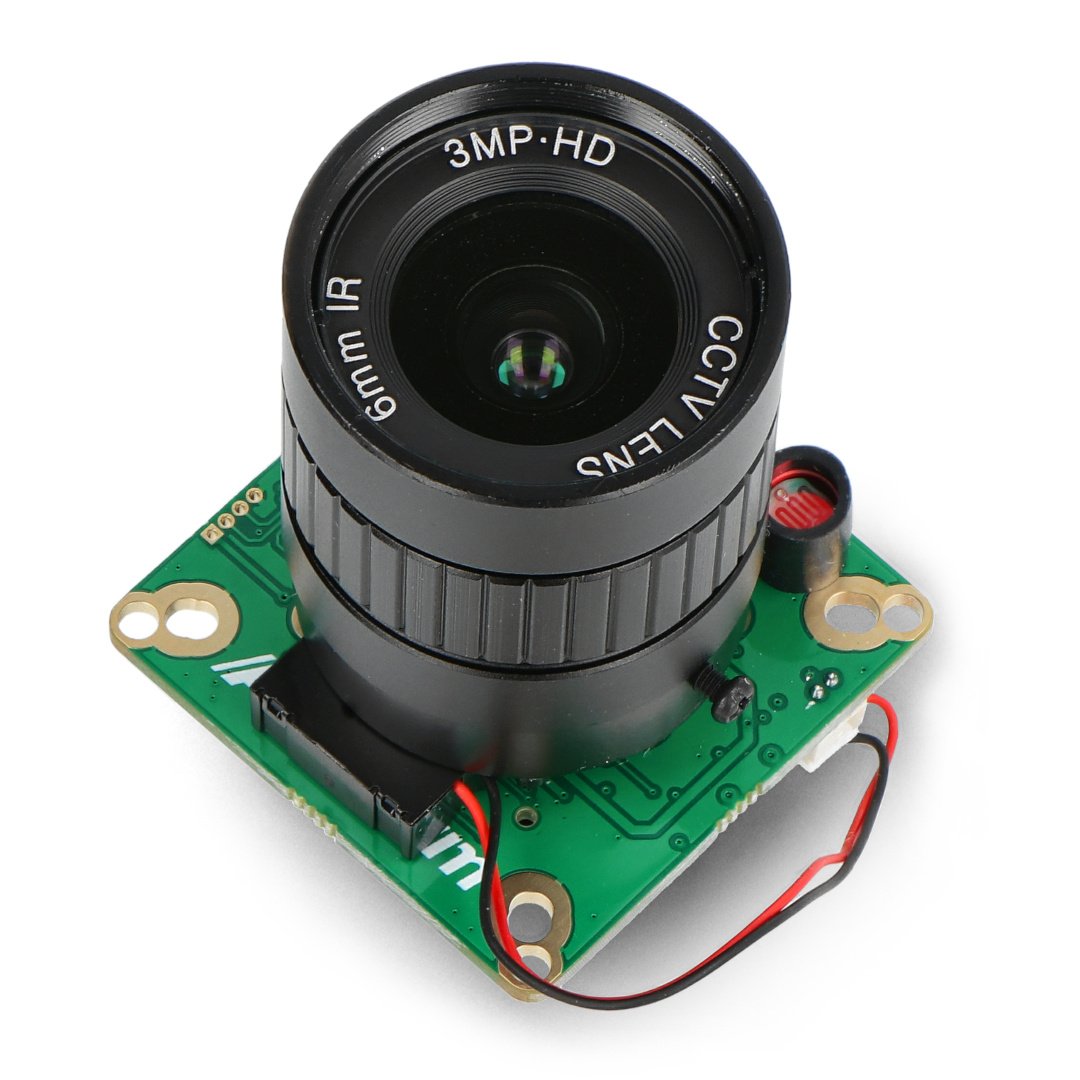 IR-CUT IMX477P 12,3 MPx HQ-Kamera mit 6 mm CS-Mount-Objektiv -