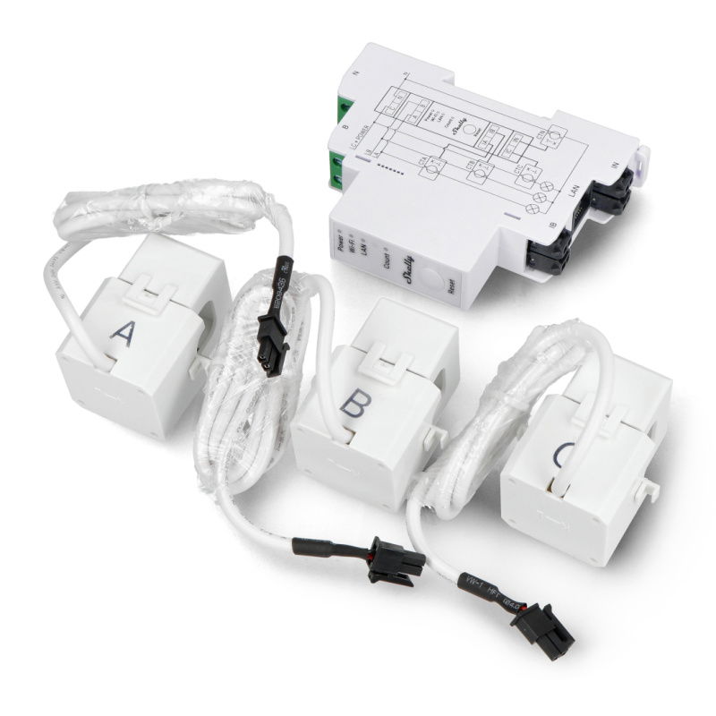 SHELLY PRO 3EM 2-KIERUNKOWY TRÓJFAZOWY LICZNIK ENERGII