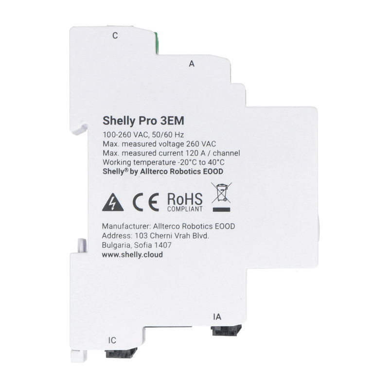 SHELLY PRO 3EM 2-KIERUNKOWY TRÓJFAZOWY LICZNIK ENERGII