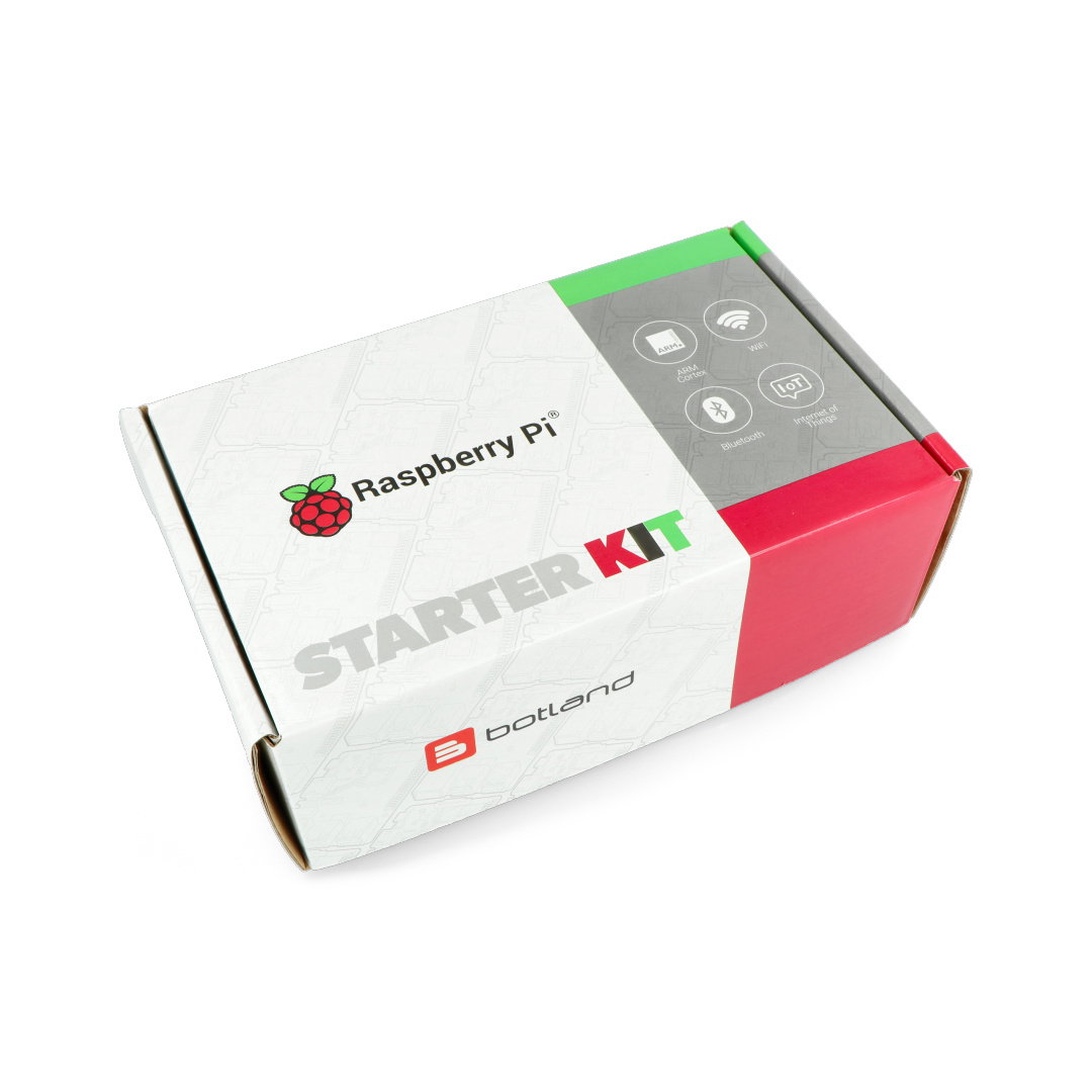 Kit mit Raspberry Pi 5 WiFi 8GB RAM + 32GB microSD + offizielles Zubehör