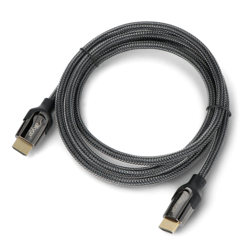 Kabel HDMI Akyga AK-HD-15S ekranowany CU 48Gb/s - 1.5m